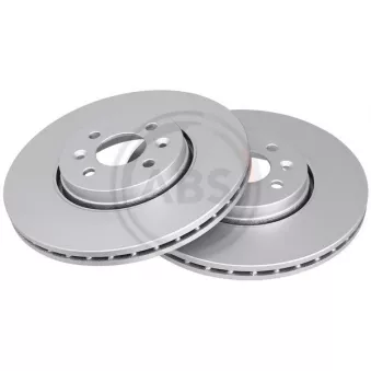 Jeu de 2 disques de frein avant A.B.S. 17654