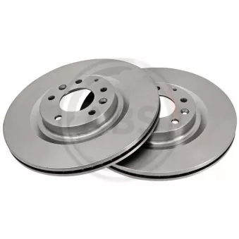 Jeu de 2 disques de frein avant A.B.S.