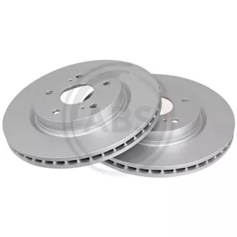 Jeu de 2 disques de frein avant A.B.S. 17704