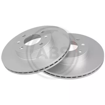 Jeu de 2 disques de frein avant A.B.S.