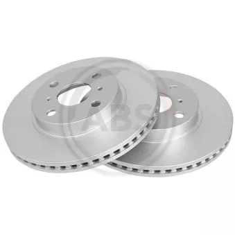 Jeu de 2 disques de frein avant A.B.S. 17748