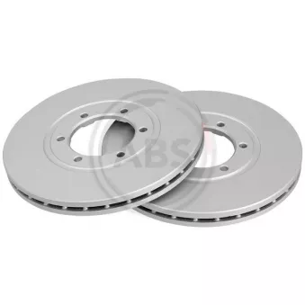 Jeu de 2 disques de frein avant A.B.S. 17751