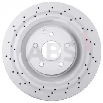 Jeu de 2 disques de frein avant A.B.S.