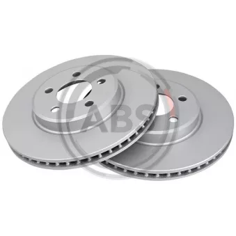 Jeu de 2 disques de frein avant A.B.S.