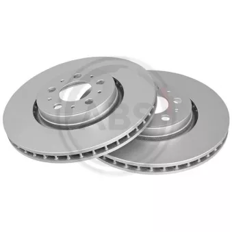 Jeu de 2 disques de frein avant A.B.S. 17837