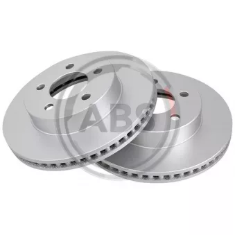 Jeu de 2 disques de frein avant A.B.S. 17842