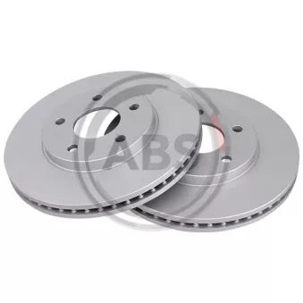 Jeu de 2 disques de frein avant A.B.S. 17847