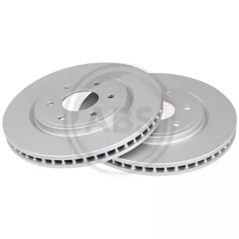 Jeu de 2 disques de frein avant A.B.S. 17887