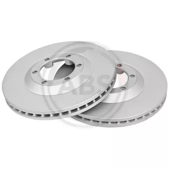 Jeu de 2 disques de frein avant A.B.S.