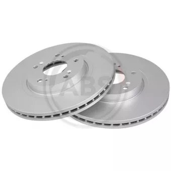 Jeu de 2 disques de frein avant A.B.S. 17972