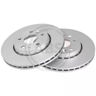 Jeu de 2 disques de frein avant A.B.S. 17980