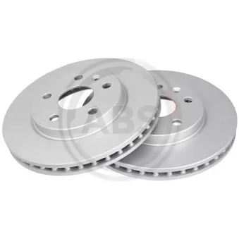 Jeu de 2 disques de frein avant A.B.S. 17988