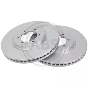 Jeu de 2 disques de frein avant A.B.S.