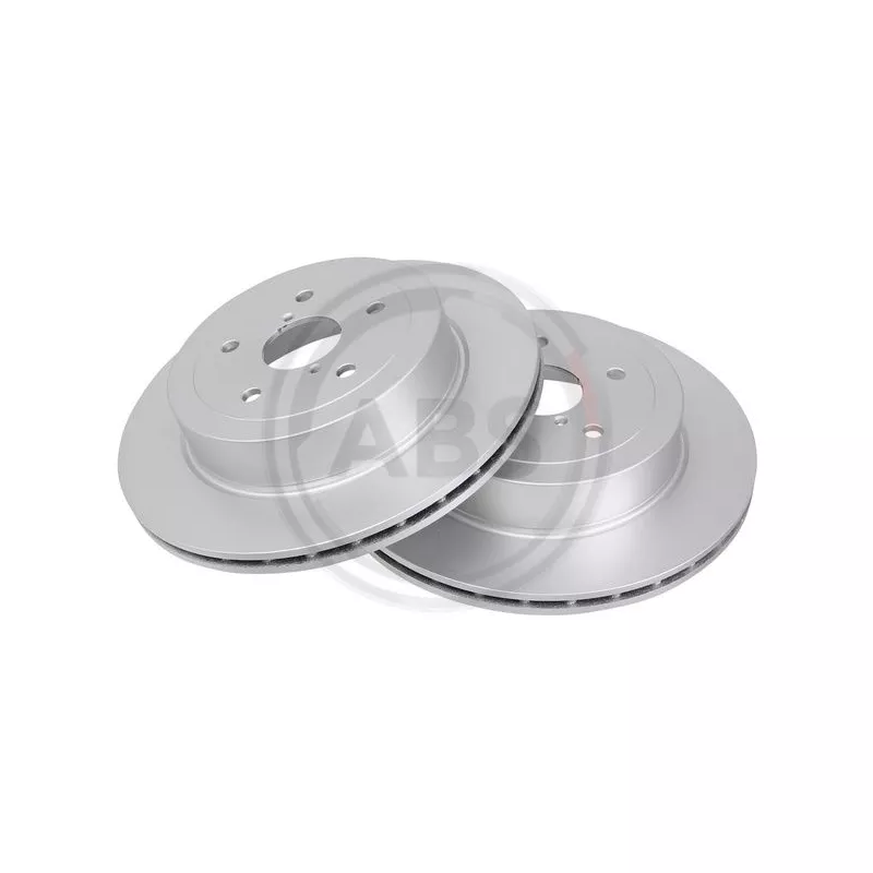 Jeu de 2 disques de frein arrière A.B.S. 18004