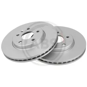 Jeu de 2 disques de frein avant A.B.S. 18034