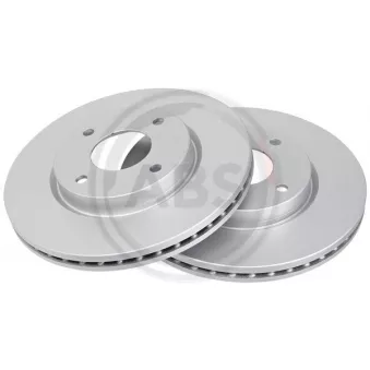 Jeu de 2 disques de frein avant A.B.S. 18039