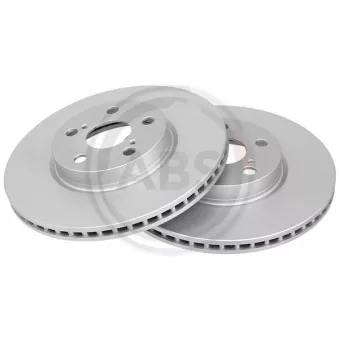 Jeu de 2 disques de frein avant A.B.S.