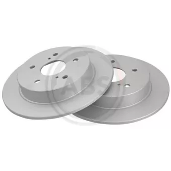 Jeu de 2 disques de frein arrière A.B.S. 18077