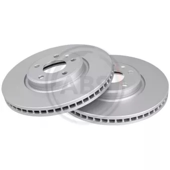 Jeu de 2 disques de frein avant A.B.S. 18112