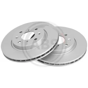 Jeu de 2 disques de frein avant A.B.S.