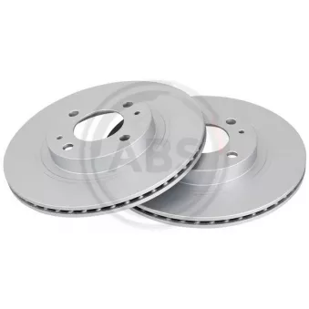 Jeu de 2 disques de frein avant A.B.S.