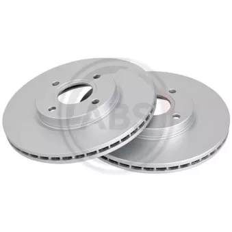 Jeu de 2 disques de frein avant A.B.S. 18308