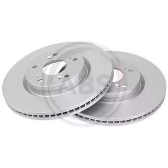 Jeu de 2 disques de frein avant A.B.S. 18310