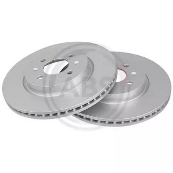 Jeu de 2 disques de frein avant A.B.S.