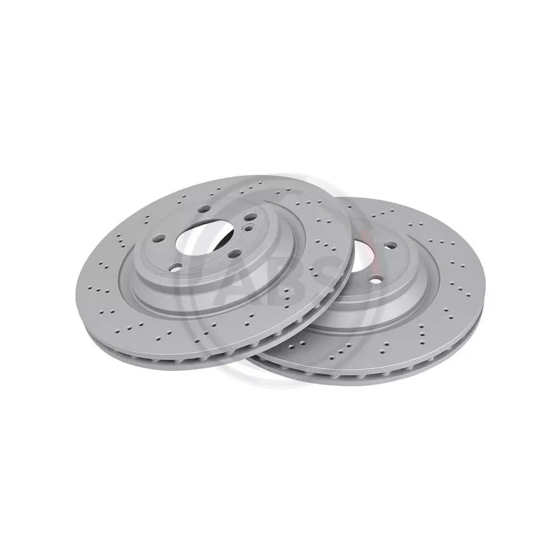 Jeu de 2 disques de frein avant A.B.S. 18343