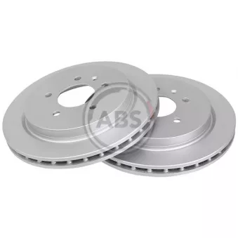 Jeu de 2 disques de frein arrière A.B.S. 18402