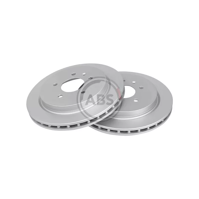 Jeu de 2 disques de frein arrière A.B.S. 18402