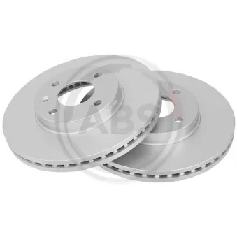 Jeu de 2 disques de frein avant A.B.S.