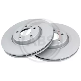 Jeu de 2 disques de frein avant A.B.S. 18456