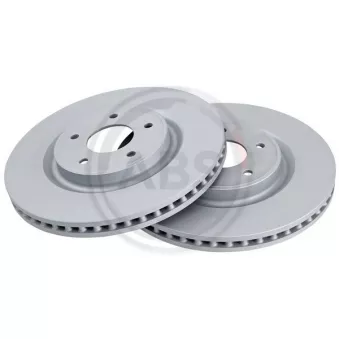 Jeu de 2 disques de frein avant A.B.S. 18467
