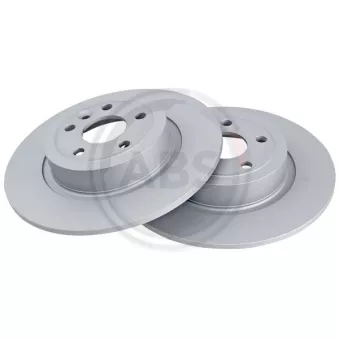 Jeu de 2 disques de frein arrière A.B.S. 18488