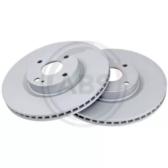 Jeu de 2 disques de frein avant A.B.S. 18490