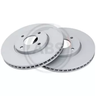 Jeu de 2 disques de frein avant A.B.S. 18494