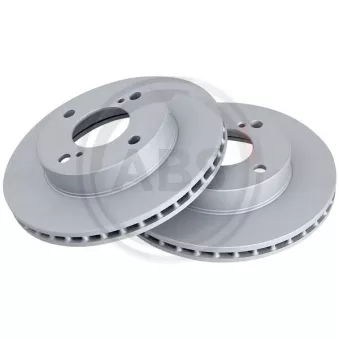 Jeu de 2 disques de frein avant A.B.S. 18498