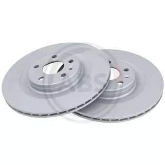 Jeu de 2 disques de frein arrière A.B.S. 18567