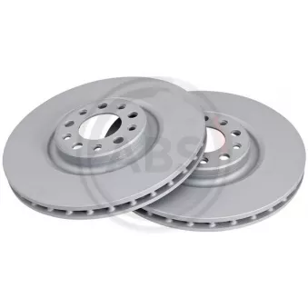 Jeu de 2 disques de frein avant A.B.S. 18592