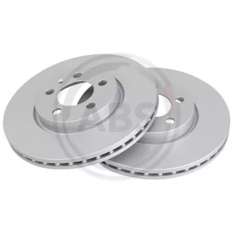 Jeu de 2 disques de frein avant A.B.S. 18637