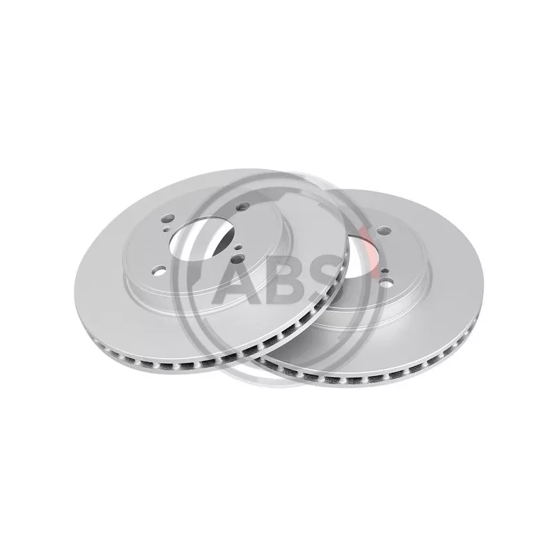 Jeu de 2 disques de frein avant A.B.S. 18638