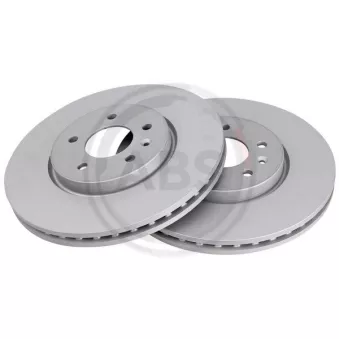 Jeu de 2 disques de frein avant A.B.S. 18689