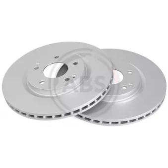 Jeu de 2 disques de frein avant A.B.S. 18710