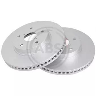 Jeu de 2 disques de frein avant A.B.S. 18711