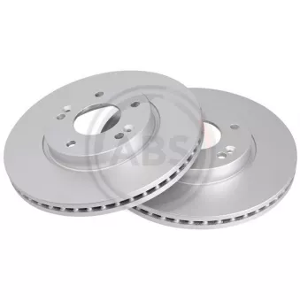 Jeu de 2 disques de frein avant A.B.S. 18712