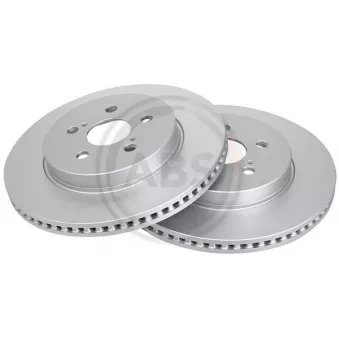 Jeu de 2 disques de frein avant A.B.S. 18815