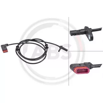 Capteur, vitesse de roue A.B.S. 30107