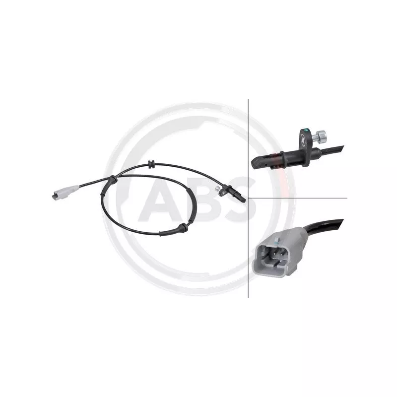 Capteur, vitesse de roue A.B.S. 30642