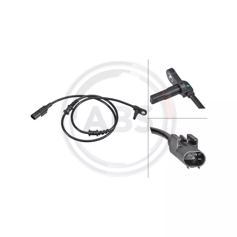 Capteur, vitesse de roue A.B.S. 31275